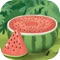 In the game, we need to control the cannon to aim at the watermelon and destroy it before it reaches the red line