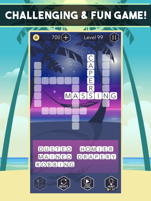 Screenshot #6 pour Word Tropics: Crossword Games