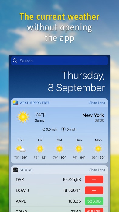 WeatherPro Lite Screenshot