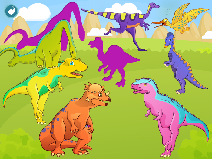 Dinosaur Shape Puzzle Lite
