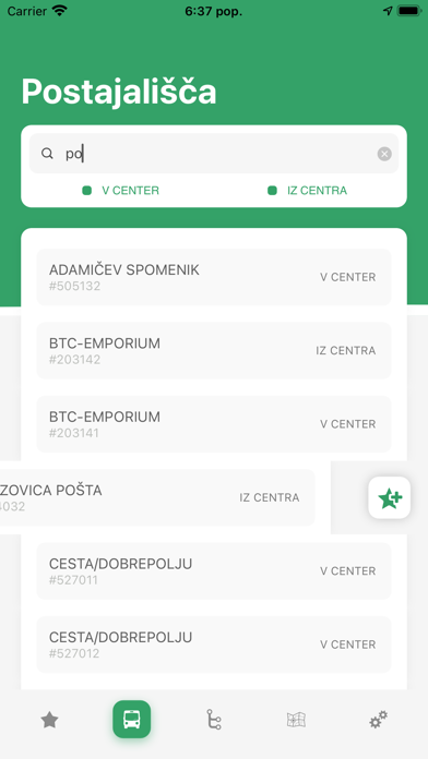 Screenshot #2 pour Ljubljana Bus