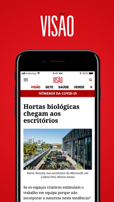 VISÃO Revista Screenshot