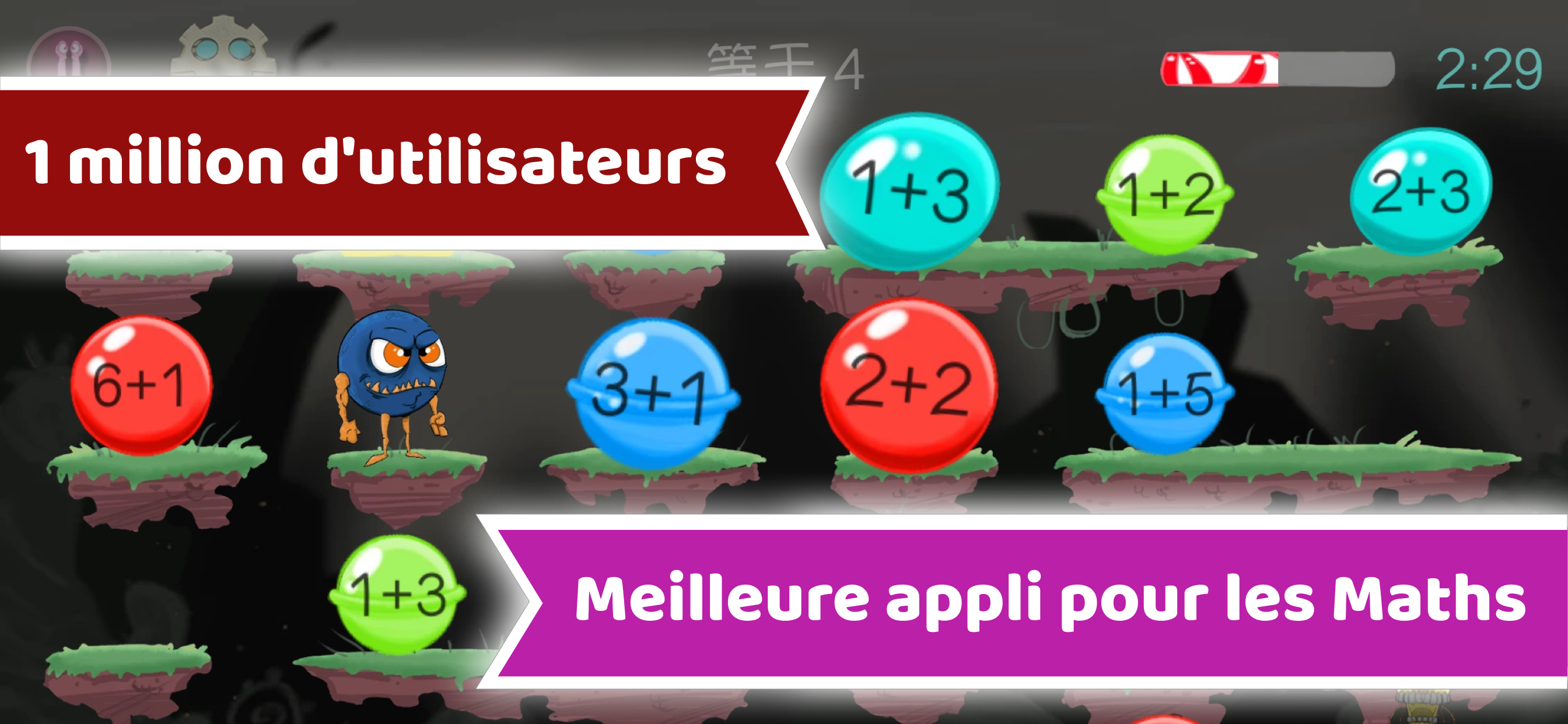 Monster Maths: Jeux  Enfants