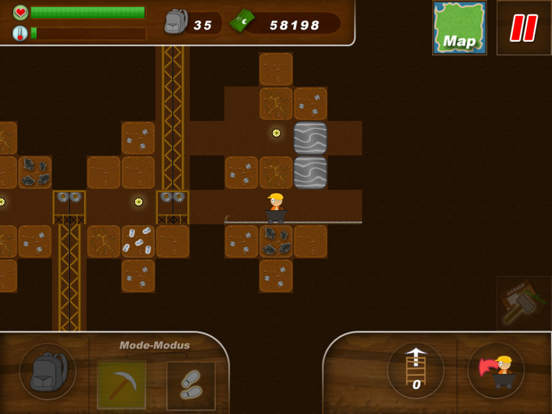 Treasure Miner - 2d gem mine iPad app afbeelding 3