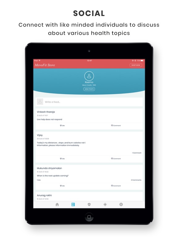 Screenshot #5 pour MevoFit Fitness Tracker App