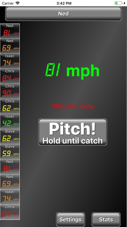Pitch Radar Gun