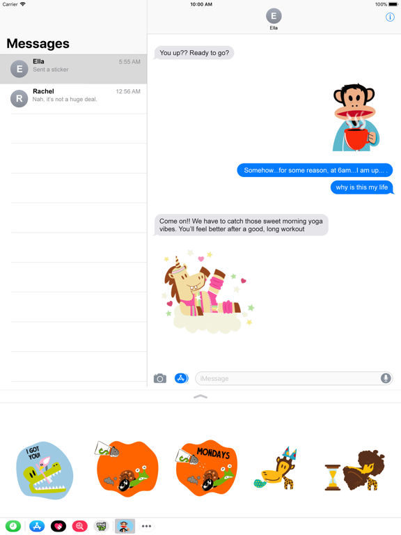 Screenshot #5 pour Paul Frank Animated Stickers