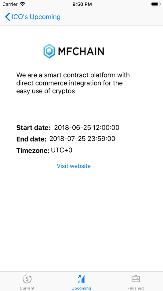 #3. ICO Watchlist (iOS) 由: Iryna Kanivets