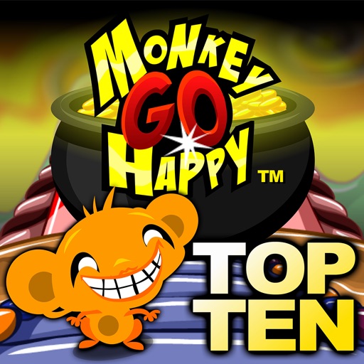 Monkey GO Happy Top Ten Games iOS App