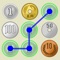 A puzzle game in which you trace coin(Yen) and exchange money