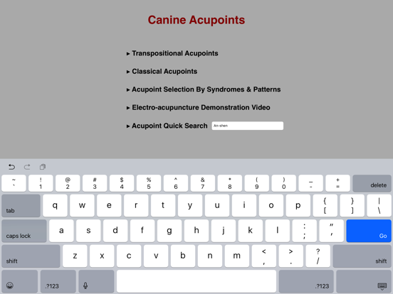 Canine Acupuncture Point HD iPad app afbeelding 5
