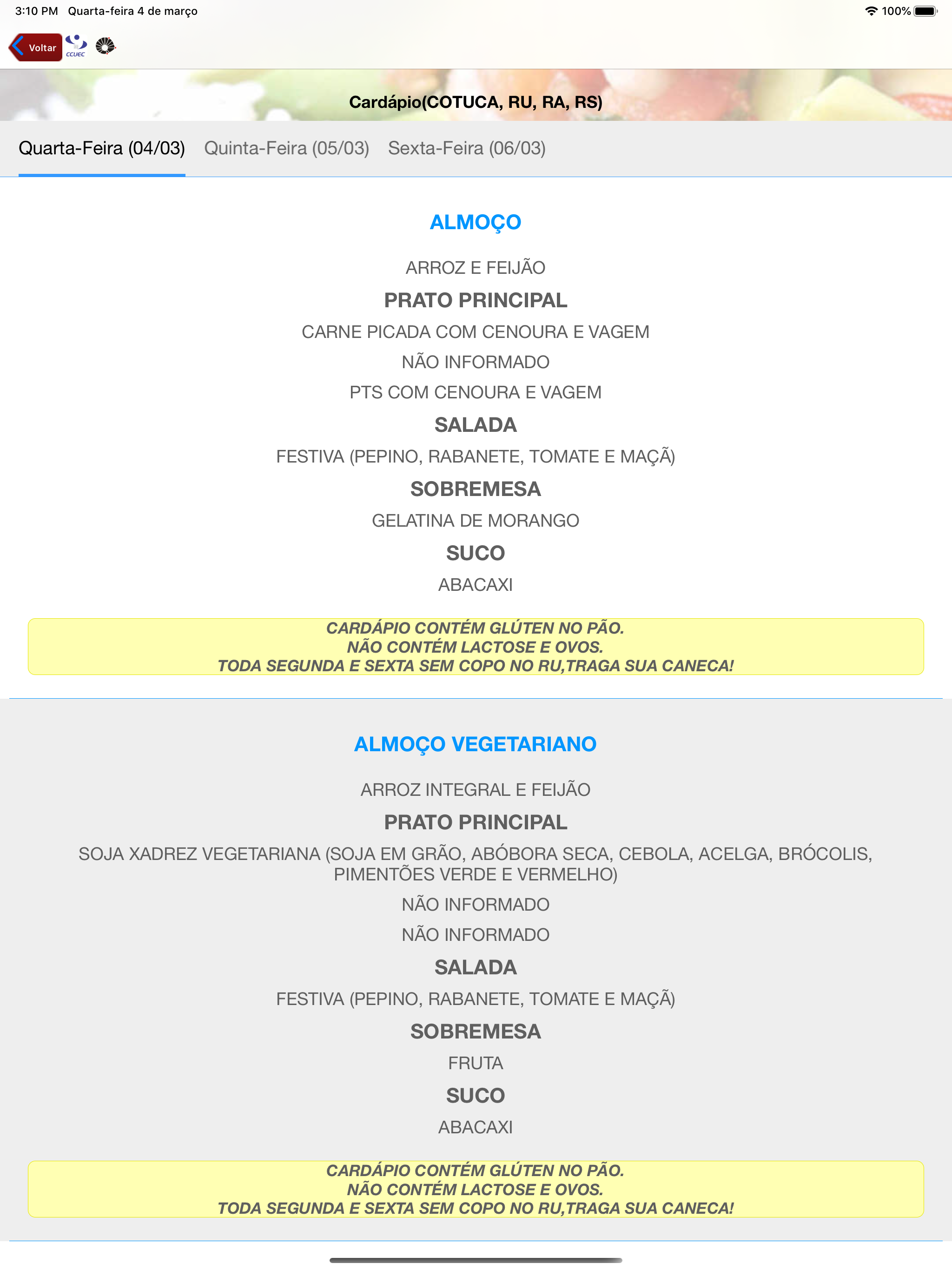 UNICAMP Serviços screenshot 6