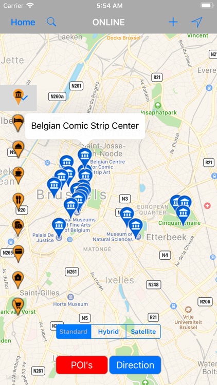 Brussels (Belgium) – City Map