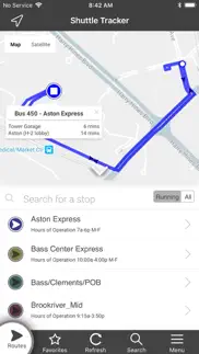 utsw shuttle iphone screenshot 2