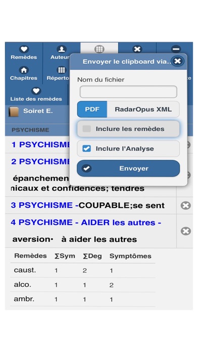 Synthesis Français Screenshot