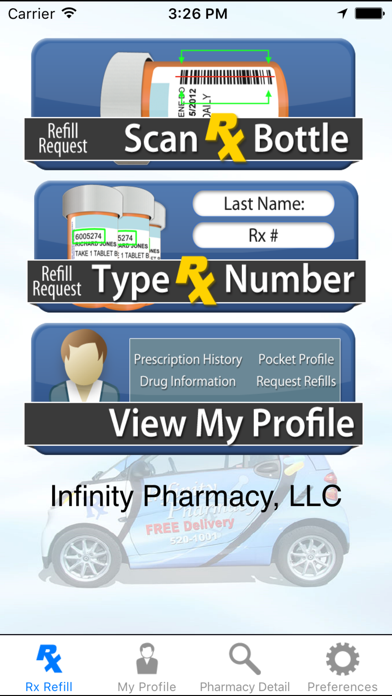 Infinity Rx Screenshot