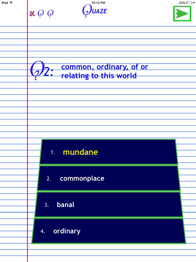 Quaze SAT Vocabulary screenshot 4