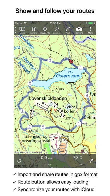 Topo GPS Norway