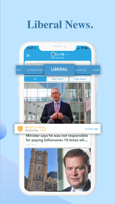 Oigetit Fake News Filter Screenshot