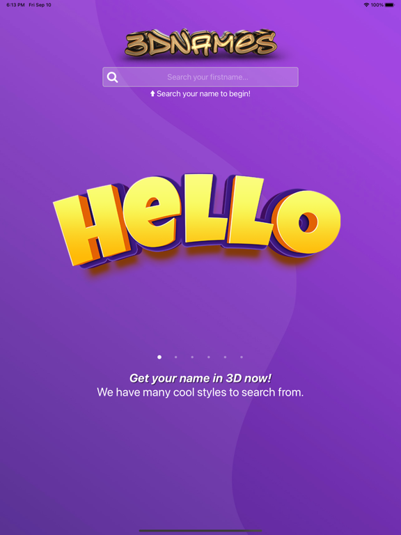 Screenshot #4 pour 3D Names