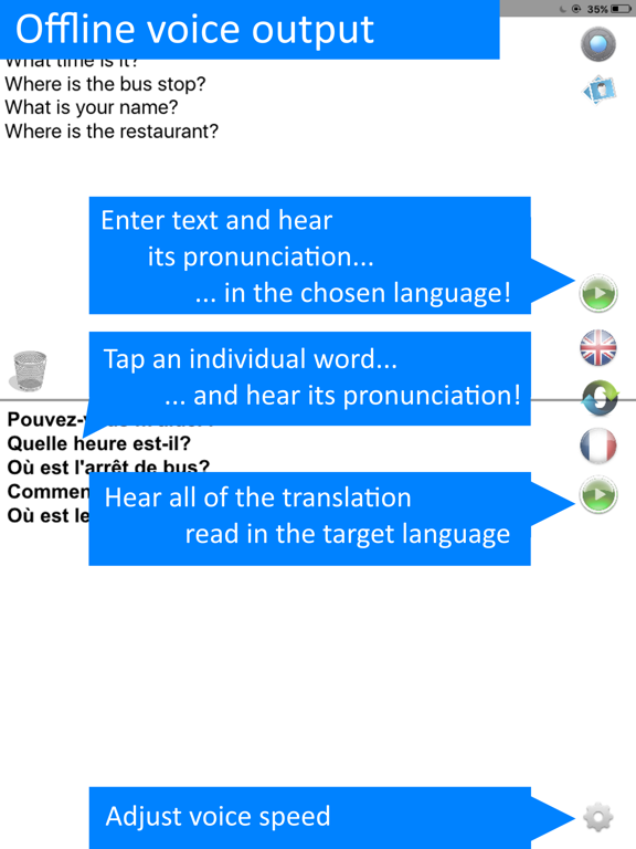 Offline French Translator App screenshot 3