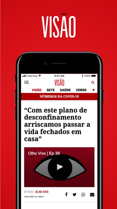 VISÃO Revista Screenshot