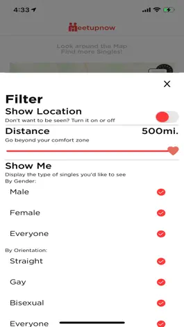 Game screenshot meetupnow - meet local singles apk