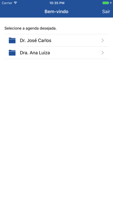 Agenda Online - Consultório Screenshot