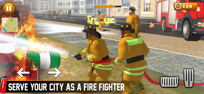 消防车救援模拟器3D 事故 驾驶