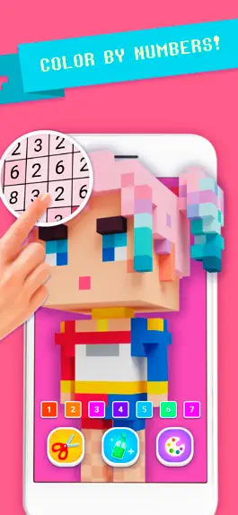 Game screenshot Pixel art Hair Salon Challenge mod apk