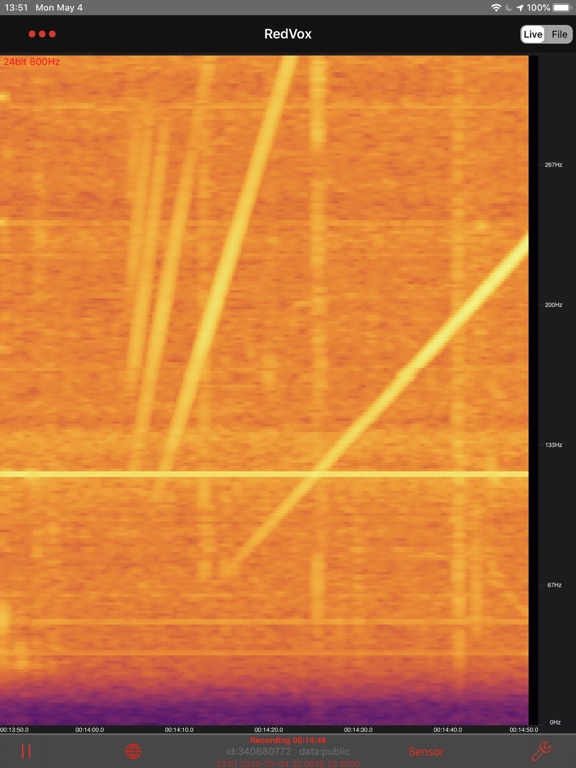 Screenshot #6 pour Infrasound Recorder