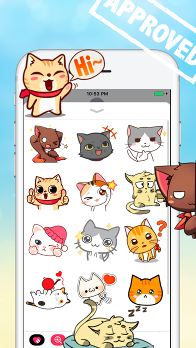 Dozen Cat Stickers screenshot 2