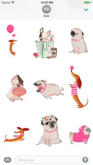 pug french bulldog & dachshund iphone screenshot 1