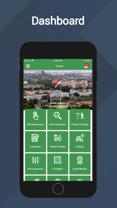 NDMC Officer App Screenshot