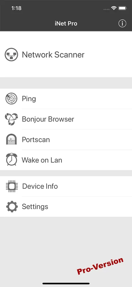 iNet - Netzwerkscanner