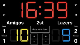 simple futsal scoreboard iphone screenshot 2