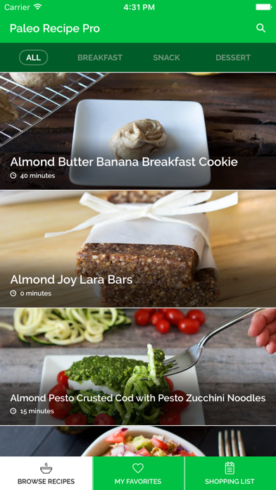 Paleo Recipe Pro Screenshot
