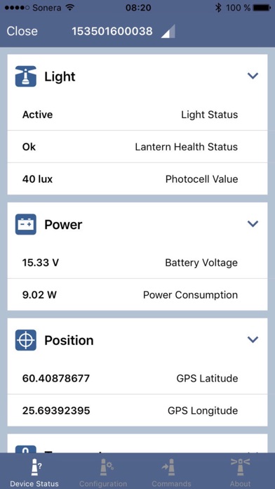 Bluetooth® Control Screenshot