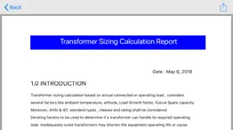 How to cancel & delete transformer sizing calculation 2