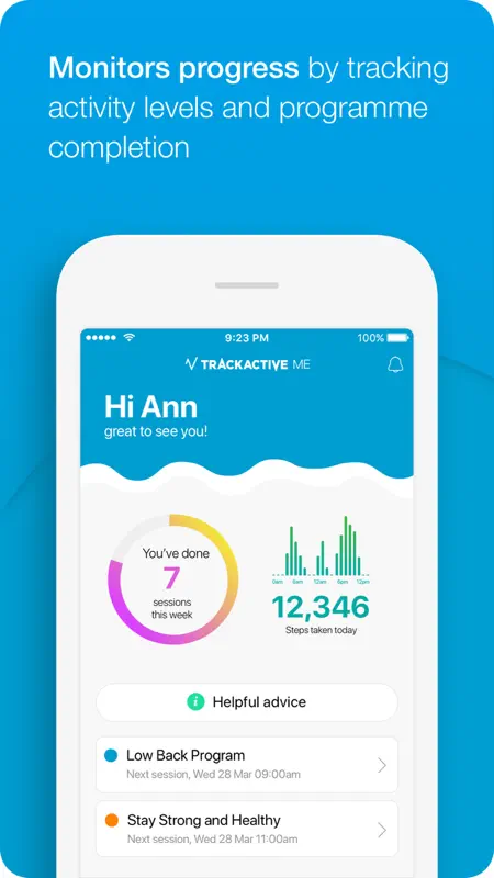 TrackActive Me: Virtual Physio screenshot 4 of 5