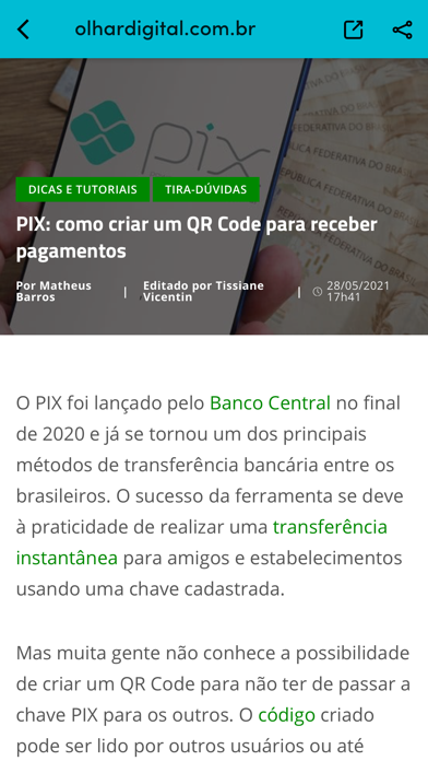 PIX Info. Saiba tudo sobre Pix Screenshot