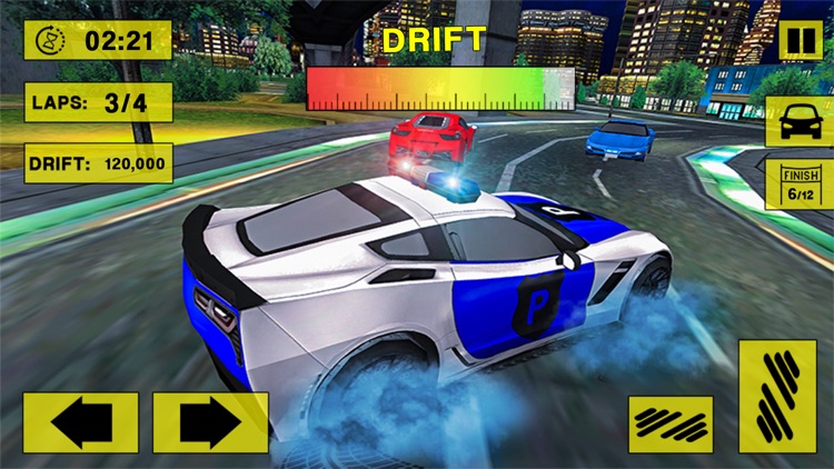 City Police Car Drifting 3D screenshot-5