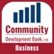 Bank conveniently and securely with Community Development Bank Business Mobile