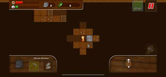 ‎Treasure Miner - 2d gem mine Screenshot