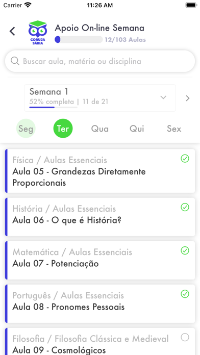 Coruja Sábia Screenshot