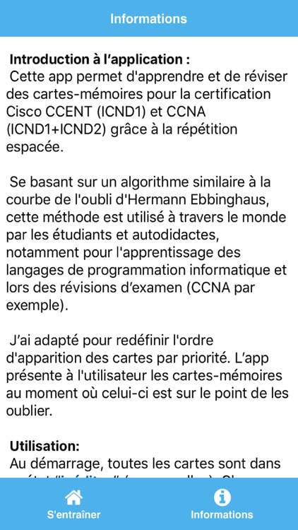 Cartes mémoire CCNA français screenshot-5