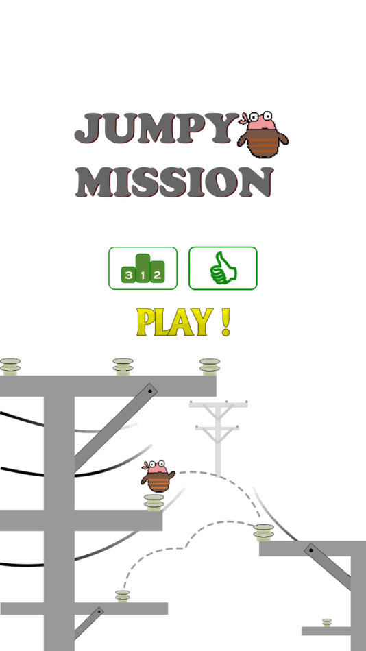 #1. Jumpy Mission (iOS) 由: Chau Hoang