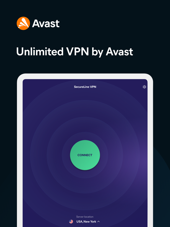 Capture d'écran n ° 1 pour Avast Seculine VPN Proxy