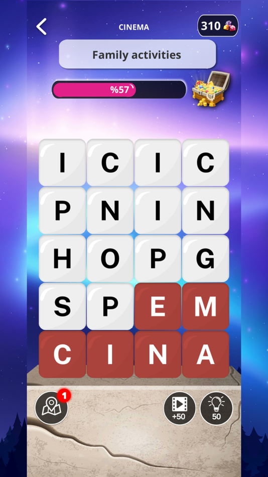 #3. WordMap - Word Search Game (iOS) Podle: ANLOFT YAZILIM LIMITED SIRKETI