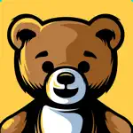 Teddy Love Stickers App Cancel